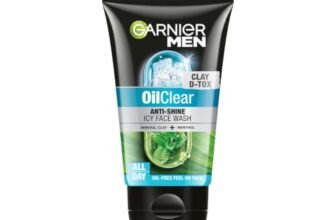 Garnier Men Oil Clear Clay D-Tox Deep Cleansing Icy Face Wash, 100gm