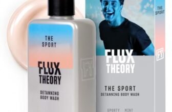 Flux Theory Detanning Body Wash for Women & Men, 5% Niacinamide & Alpha Arbutin 250 ml The Sport | Sporty Mint Fragrance | Deep Cleanses & Hydrates Skin | For Bright, Moisturised Skin | Sulphate & Paraben Free