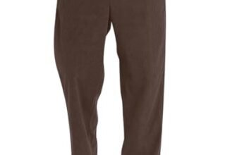 Urban Buccachi Men’s Brown Corduroy Track Pants | Retro Self-Design with Flexi Waistband & Mid-Rise Fit | Ankle Length Casual Bottoms for Winter, Travel, Lounge, Office & Outdoor Styling