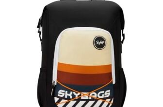 Skybags Yolo 02 Casual Backpack 35L With Laptop Compartment for Men & Women With Padded Back & Shoulder Strap (Black)