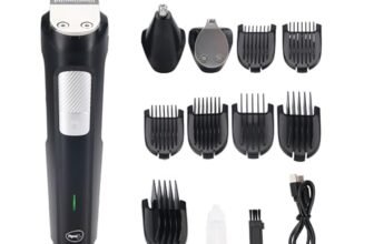 Pigeon 3 In 1 Multi-purpose Grooming Kit for Men | Trimmer, Shaver, Nose & Ear Trimmer | Stainless Steel Blade | USB Type C Charging | 120 Min Runtime | 2 HR Charge Time | 2 Years Warranty