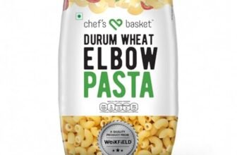 Chef’s Basket Elbow Pasta 500 gm Pouch| Made With 100% Durum Wheat Semolina| 100% Suji| No Maida| Rich in Protein & Fibre| 100% Vegetarian| Non-Sticky Healthy Pasta