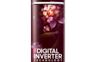 Samsung 215 L, 5 Star, Digital Inverter, Direct-Cool Single Door Refrigerator (RR23H2H35HT/HL, Red, Hydrangea Plum, Base Stand Drawer, Single Touch Defrost, 2026 Model)