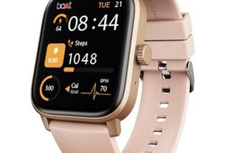 boAt Wave Call 3 Smartwatch 1.83” HD Display with Animated Watch Faces; BT Calling, Functional Crown, Multiple Sports Modes, IP68, HR, SpO2 Monitor, Smart Watches for Men & Women (Spring Blossom)