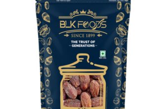 BLK FOODS Select 1Kg Dry Dates Brown | Sukha Khajoor (Chuara Kharek) Dates(1 x 1000 g)