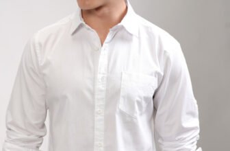 HIGHLANDER Men Solid Casual White Shirt