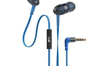 boAt Bassheads 225 Wired in Ear Earphone with Mic (Blue)