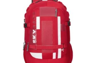 Skybags Cipher 32L Laptop Backpack (Upto 16″), 3 Compartments, Red
