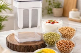 LOPVEXCTA 2-in-1 Sprout Maker & Yogurt Strainer with Drainage Basket