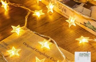 Wall Lights for Bedroom Decor, Decorative Wall Lights with, Hanging Lights for Tent, Loft Bed, Party, Wedding, Star Lights