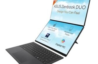 ASUS Zenbook Duo (2026),Smartchoice,Intel Core Ultra 9(Series 2),Intel Arc iGPU,16GB/512GB,OLED,Touch Screen,14″(35.5 cm),Win 11,M365 Basic(1Y),Office 24,Gray,1.65 Kg,UX8406CA-QL505WS,AI Laptop