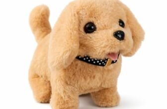 JB’S LAND Walking Brown Dog Toy for Kids | Interactive Talking Puppy with Moving Head, Wagging Tail & Barking Sound | Educational Play Pet Gift
