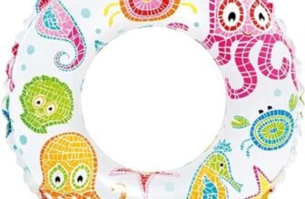 TESMEZY Swim Tube for Kids Adults, Swim Rings Swimming Pool Float Tube Cute Round Swimming Tube Water Fun Beach Pool Toys for Summer Party(2-7Year)(20 inch Tube)