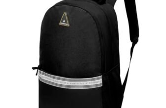 Aristocrat Blake 18L Laptop Backpack (Upto 15.6″),2 Compartments,Grey-Black