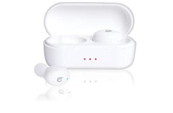 bl BOSTON LEVIN Levin Storm 5 Bluetooth Wireless Earbuds with Upto 30 Hour Total Playtime, Bluetooth V5.2, Ipx5 Water/Sweat Resistant, Immersive Sound Quality, Powerful Bass, 9Mm Drivers-White-in Ear