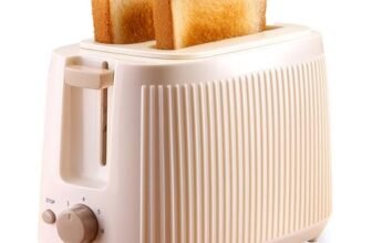 Wonderchef Regalia 2-Slice Pop-up Toaster with Lid Cover, 7 Browning Options for Golden Crispy Bread Toasts, Mid-Cycle Cancel Function, Slide-out Crumb Tray, 2-Yr Warranty, Ivory, Electric Toaster
