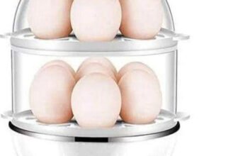 arkcord Egg Boiler Cooking, Boiling Double Layer Egg Boiler Cooker & Double layar 14 egg boiar [multicolor] Egg Cooker(Multicolor, 14 Eggs)