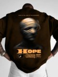 HADAR Graphic Print Men Round Neck Brown T-Shirt