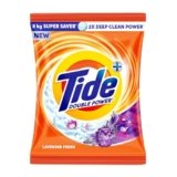 Tide Plus Detergent Washing Powder – 8kg Super Saver Pack Lavender Fragrance| 2X Deep Clean Power | World’s No. 1 Detergent Brand