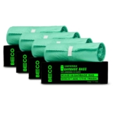 Beco Eco Friendly Compostable Garbage Bags for Dustbin | 40 Pcs | Large 24 X 32 Inches | Pack of 4
