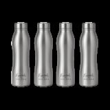 Solara Water Bottle 1 Liter for kids, Fridge, Office, 1000 ml Stainless Steel Bottle(Pack of 4, Silver)