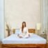 SLEEPSPA BY COIRFIT Nirvana Bamboo Fabric with HerbFRESH Technology 7 Zone 6 Inch Queen Size Natural Pure Latex Foam Mattress (75x60x6, White)