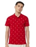 United Colors of Benetton Men’s Regular Fit Polo Shirt (24P3P89J4240I_Maroon_M)