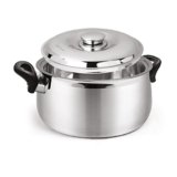 Signoraware Hot Delight Casserole with Handles Belly Shape Insulated Stainless Steel, Insulated Thermal Serving Bowl, Elegant Hot Pot Food Warmer/Cooler for Long Duration, 2100ml, Set of 1, Silver