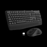ZEBRONICS Companion 202 Wireless Standard Desktop Keyboard Compatible with Desktop, Laptop, Mac 104 Keys, Copilot AI Key, 12 Multimedia Keys, 1600 DPI, Silent, 4 Buttons(Black)