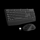 ZEBRONICS Companion 202 Wireless Standard Desktop Keyboard Compatible with Desktop, Laptop, Mac 104 Keys, Copilot AI Key, 12 Multimedia Keys, 1600 DPI, Silent, 4 Buttons(Black)