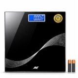 ANT Flora Wave Digital Body Weight Weighing Scale, 180kg Capacity, High Precision Strain Sensor, 50g Graduation, 5mm Tempered Glass, LCD Display, Auto On/Off, 40 Months Warranty