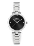 French Connection Black Sunray Dial, Analog Watch for Women – FCN0166BSM