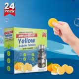 BOOCOAL Lemonblast Yellow Bubble Tablets Sink Cleaner Tablet Compact And Easy To Store Crystal Drain Opener(100 g)
