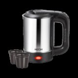 MILTON Euroline Electric Travel Kettle With Handle, 1000 Watt Beverage Maker(0.5 L, Silver)