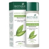 Biotique Morning Nectar Flawless Skin Moisturizer l Prevents Dark spots, Blackheads and Blemishes l Visibly Flawless Skin l Nourishes and Hydrates Skin l All Skin Types l 120ml