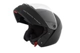 Studds Ninja ELITE Flip Up Full Face Helmet with Plain Center Strip (Black, L)