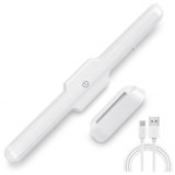 30cm Magnetic Rechargeable LED Light, Touch-Control Dimmable Under Cabinet Lamp with Multiple Light Modes for Wardrobe, Kitchen, Makeup Mirror and Car Interior
