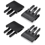 4 PCS Car Ac Vent Clip Slider, Car Ac Vent Accessories, Ac Vent Clip For Car—4Pcs Universal Adjustable Airflow Control For Most Vehicles(Black)
