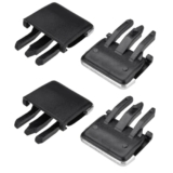 4 PCS Car Ac Vent Clip Slider, Car Ac Vent Accessories, Ac Vent Clip For Car—4Pcs Universal Adjustable Airflow Control For Most Vehicles(Black)