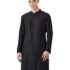 Amazon Brand – Symbol Cotton Men’s Kurta Sets (Symethset-7_Plum Medium)