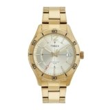 TIMEX Analog Watch for Men with Champagne Dial & Gold Stainless Steel Bracelet Band – Water Resistant Men’s Wrist Watches -TWEG295SMU08