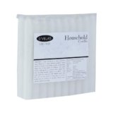 D’Velas™ White Unscented Household Candles Pack of 20| Upto 4 Hours Each – | Idle for Lighting, Prayer, Decoration, Home Decor.
