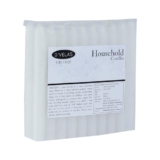 D’Velas™ White Unscented Household Candles Pack of 20| Upto 4 Hours Each – | Idle for Lighting, Prayer, Decoration, Home Decor.