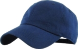 FashMade Cotton Baseball Cap – Adjustable, Unisex, Summer Protection (Navy Blue)
