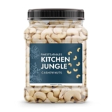 kitchen Jungle Whole Cashew/Kaju Nuts 500 GM Pack | Whole Crunchy Cashew Nuts | Premium Kaju | Rich in Protein | Rich in Fibre | Dry Fruit | Festive Snacking
