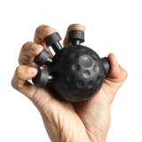 Cult Round Black Hand Gripper 25 to 30 kg Resistance for Strength Training ABS Body with Steel Spring Forearm Wrist and Finger Exercise Portable Grip Strengthener for Gym and Home