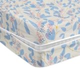 BSB HOME Premium Cotton Printed Mattress Cover/Protector with Zipper Chain|Provides All Around Protection with 360° Encasing | Double Size Bed – 78×72+6 inches (6.5 x 6 Feet Mattress) White & Blue