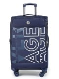 Verage V Lite – Nevada 20″/ 59 cms Soft-Sided Cabin Size Carry-On Expandable Suitcase 8 Wheels Spinner Luggage Trolley Bag [Navy Blue]