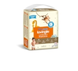 Pro-ease Lovingle Luxury Wrapper Baby Diaper|Pant Style Diaper for Baby|Diaper L Size|2X preference on Absorption*IAdvanced Leakage Protection|Wetness Indicator|Easy Throw Tape|9-14 Kg|50 Pieces.