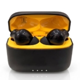 Pods Black Gold Edition Bluetooth 5.3 Wireless Earbuds with ENC Noise Cancellation, 10mm Drivers, 30+ Hours Playtime, Smart Touch Control, Type-C Fast Charging, Deep Bass TWS Earphones (Black)